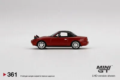 MINI GT Mazda Miata MX-5 Alloy Die-cast Headlight Up -Classic Red 1:64 Scale Toy • $25.65