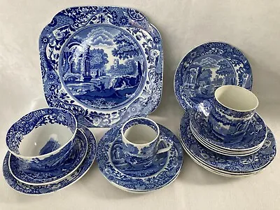 £6.99 • Buy Classic Copeland Blue Italian Spode - Plates, Cups, Saucers Dishes Etc