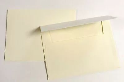 100 Vanilla/Cream Paper Greeting Card Envelope A2  4 3/8 X 5 3/4 PE28V  • $9.99