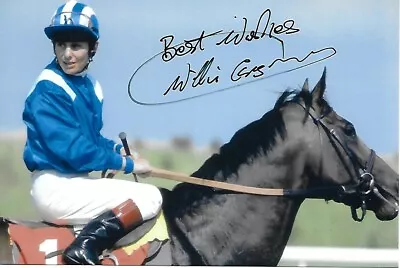 Willie Carson Horse Racing Legend Autographed Signed Photo + COA (2) • £16.99