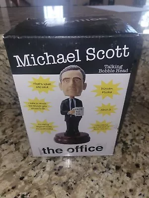 NEW Michael Scott The Office Talking Bobblehead NBC Universal Licensed • $49.99