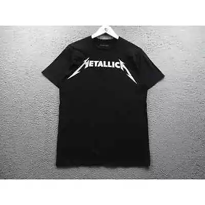 Metallica T-Shirt Men's Large L Short Sleeve Graphic Logo Crew Neck Black • $11.99