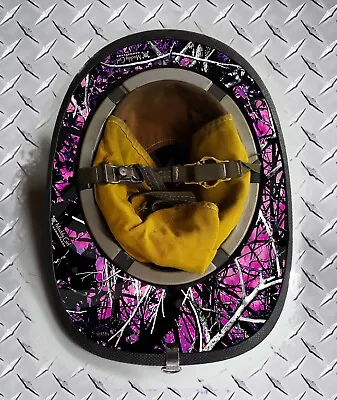 Muddy Girl Camouflage Fire Helmet Wrap Sticker Decal Brim Trim • $39.99