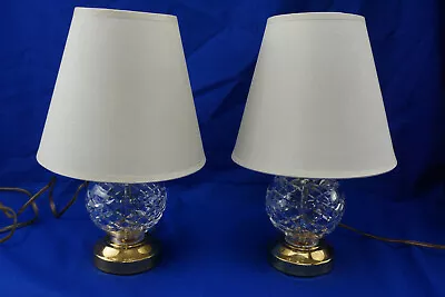 Waterford Glandore (2) Table Or Nightstand Lamps 8 1/2  • $158.88