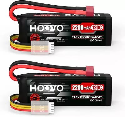 3S 11.1V Lipo Battery 2200mAh 120C RC Battery With Deans T Connector For RC • $66.69