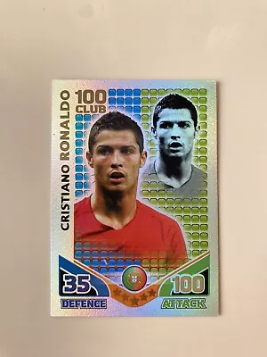 Topps Match Attax 2010 World Cup - Cristiano Ronaldo - Hundred (100) Club • £5.99