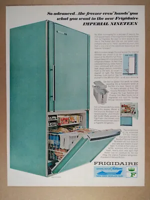 1964 Frigidaire Imperial Nineteen Refrigerator Vintage Print Ad • $9.99