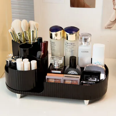 Large Makeup Cosmetic Organiser Rotating Dressing Table Holder Storage Stand • £9.95