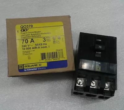QO370 Square D 3pole 70amp 240V Plug-In Circuit Breaker NEW • $135.97