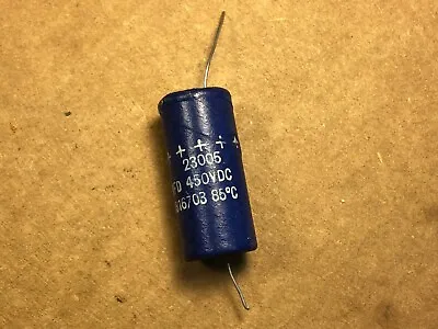 Vintage Syncro Paper Capacitor 8 Uf 450v Axial Tube Amp Cap 1967 • $7