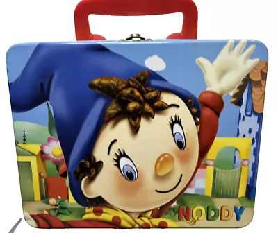 Noddy By Playworks Vintage  Lunch Box EMPTY Collectible Tin Container Display • $65