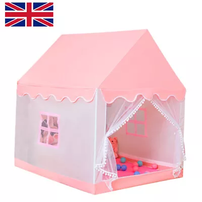 Childrens Kids Play Tent Baby Pop Up Tent Fairy Princess Girls Boys Playhouse UK • £17.88
