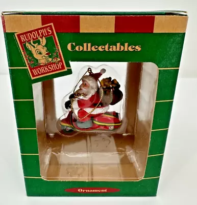Montgomery Ward Rudolph's Workshop Collectibles Santa Claus On A Vespa Scooter • $14.99