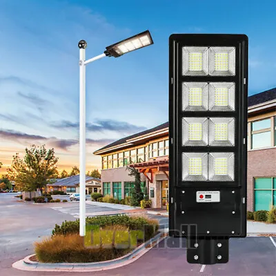 99000000LM Solar Outdoor Street Light Motion Sensor Dusk To Dawn Night Road Lamp • $69.73