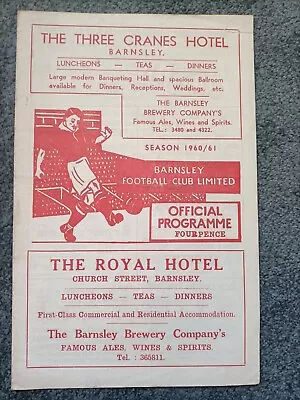 Barnsley V Leicester City 1960/61 FA Cup Quarter Final Programme • £1.49