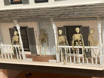 6 Skeletons Lot 6-Inch Miniature Plastic Halloween Dollhouse Fairy DIY • $9
