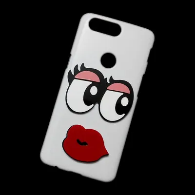 $13.93 • Buy Cover For OnePlus 5T 3D Cute Lips Eye Back Hard Phone Skin Case