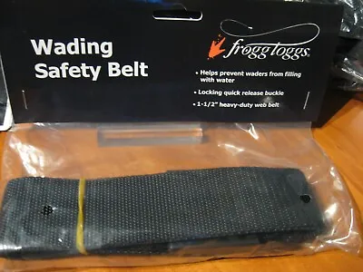 Frogg Toggs Fishing Waders Safety Belt Hunting Wading Quick Release Buckle • $12.20