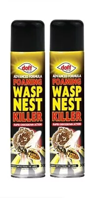 Foaming Wasp Nest Killer Spray 300ml Doff Advanced Formula  Rapid Knockdown • £7.49