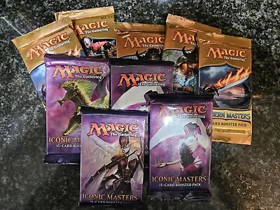 Magic Modern And Iconic Masters Booster Pack Lot • $99