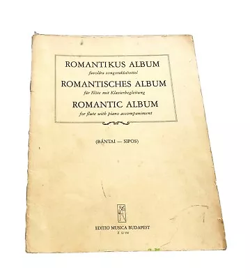 Classical Music Sheet. Romantic Album For Flute And Piano.  • $10