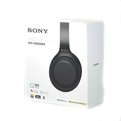 Sony WH-1000XM4 Wireless Bluetooth Noise Canceling Over Ear Headphones Black • $176