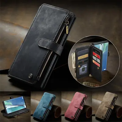 For Samsung S24 S23 S22 S21 FE Ultra S10 S9 8Plus Case Leather Wallet Flip Cover • $18.99