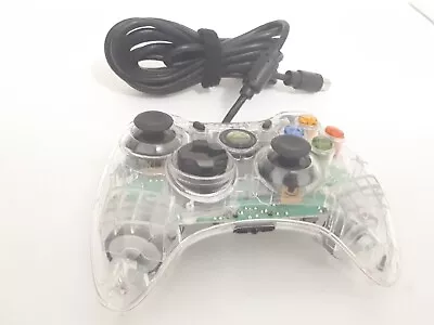 Xbox 360 Wired AX.1 PDP Afterglow (PL3602) Controller Clear No Break Away Cable • $15