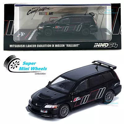 INNO64 - Mitsubishi Lancer Evolution IX Wangon  Ralliart  (Black) 1:64 • $19.98