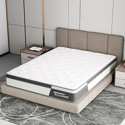 10  Gel Memory Foam Medium Firm Mattress For Pressure Relief Small Double 4FT • £127.24