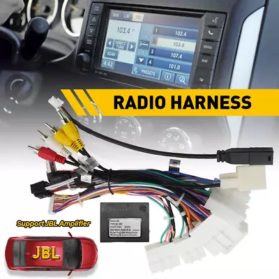 Radio Stereo Car Wire Harness Cable Adapter W/ Canbus BOX For Toyota Aftermarket • $26.21