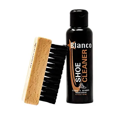 $14.95 • Buy Blanco Shoe Cleaner Kit With Brush, Cleaning Solution For Shoes & Leather