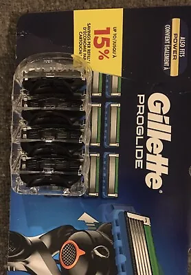 Gillette Fusion ProGlide Cartridges - 4 Count OPEN BOX- Free Shipping • $11.89