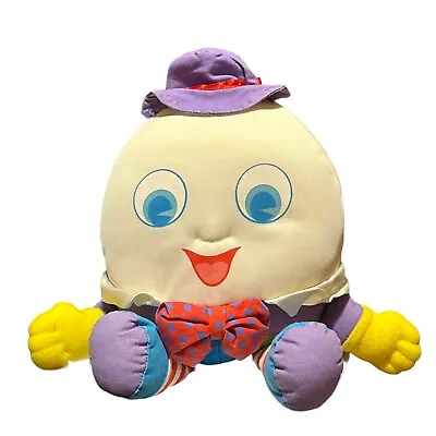 Vintage Avon  11  Humpty Dumpty Stuffed Plush Baby Toy Nursery Rhyme Decor • $12