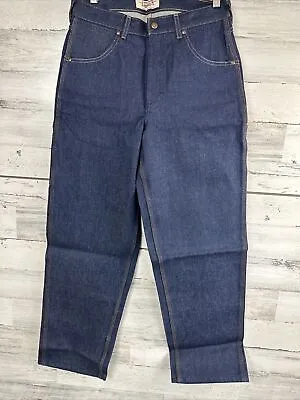 New Vintage Big Mac Industrial Denim Dark Jeans Deadstock BNWT 32x32 • $97.90