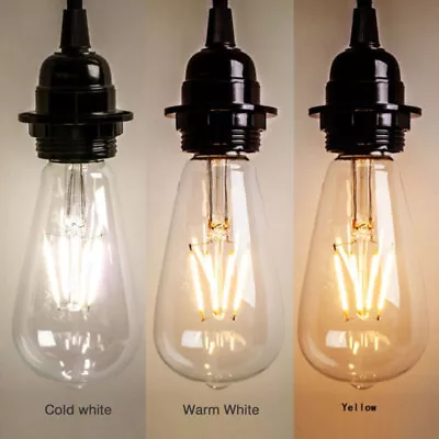 £4.02 • Buy 2W/4W/6W/8W E27 Light Bulb LED Edison Lamp Vintage Filament Bulb A