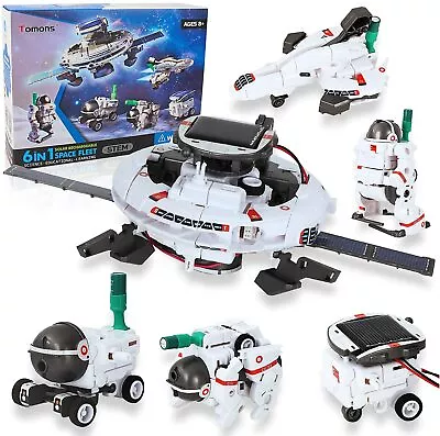 Tomons STEM Toys 6-in-1 Solar Robot Kit Learning Science Building Toys Education • $15.59