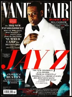 Vanity Fair Magazine - November 2013 Issue - Jay Z Cover / Mia Farrow Article • $11.80