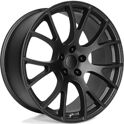 1 Wheel 20  Replica 161 20x10 5x115 Matte Black 18ET 71.5CB (161MB-219018) • $279.99