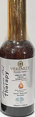 Verenize Argan Oil From Morocco  Body Hair & Face Treatment  3.38 Oz   • $32.99