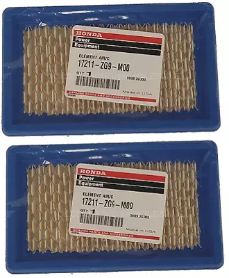 (BOX OF 2) OEM For Honda HRM215 HRB475 HRB535 GXV140 Air Filter 17211-ZG9-M00 • $13.99