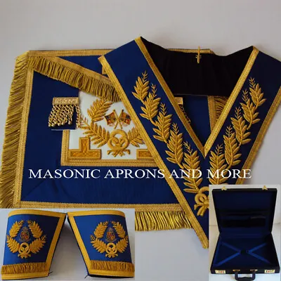 Grand Officer Full Dress Apron Collar Gauntlets & Hard Case Set(MA5112-B) • $659.95