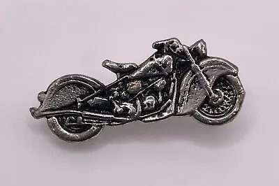 $6.99 • Buy VTG Harley HOG Motorcycle Biker Silver Vest Riders 3D Lapel PIN Shield Badge
