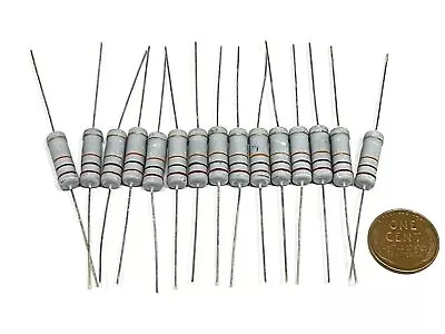 15 Pieces 100 Ohm 2Watt 2W 5% Tolerance Metal Oxide Film Resistor G267 • $11