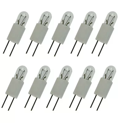 Pack Of 10 Lamp Bulbs Auto Light For 7377 Bulb Climate Control HVAC 6v 6 Volt • $13.97