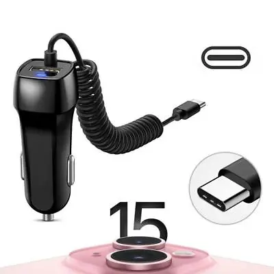 USB Port Fast Car Charger Adapter For IPhone 15 Pro Max/15 Plus/15 Pro New F7 • $17.61