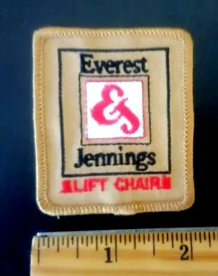  Everest & Jennings Lift Chair Wheel Chairs Advertising Iron On Patch  • $7.95