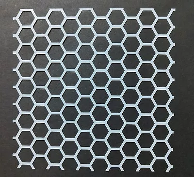 Hexagon Honeycomb #2 Mixed Media Stencil Mask Template - Chicken Wire • £2.99