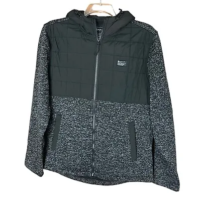 Matix Men's Hoodie Full Zip Colorblock Sweater Jacket Black Size Medium NEW • $18.99