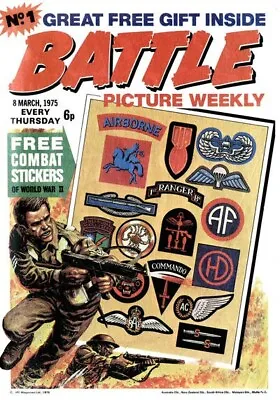 The Complete Battle Picture Weekly On 4 Dvd Rom. All Comics Annuals & Specials. • £7.95